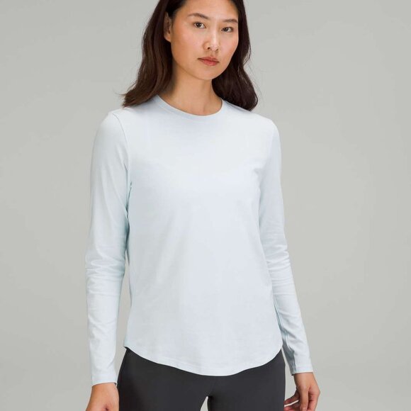 lululemon athletica Tops - Lululemon Love Long Sleeve Shirt Women's Size 6 Powder Blue